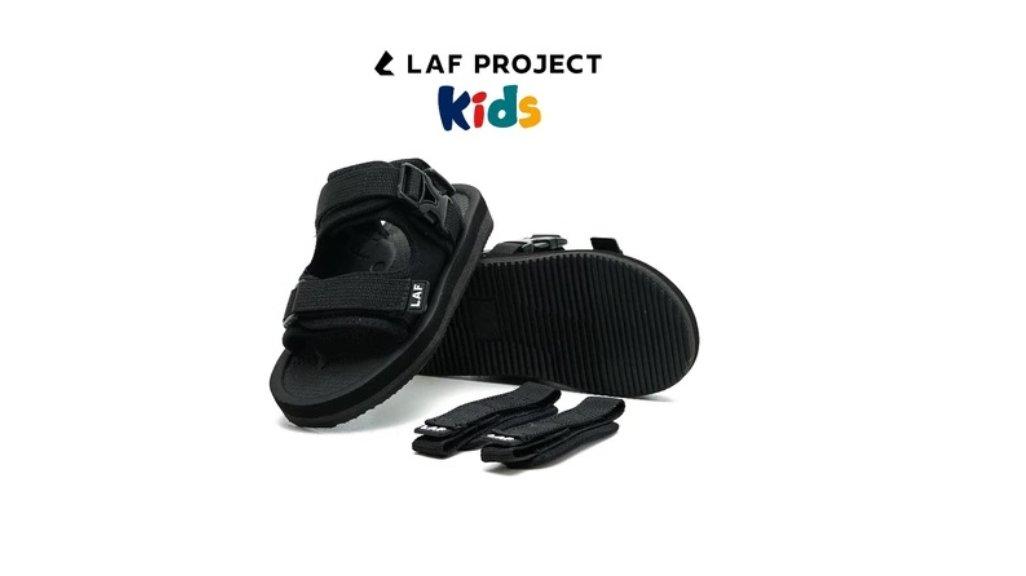 Sandal Gunung Sendal Anak Laki laki Perempuan Original Imaji Hitam LAF Project