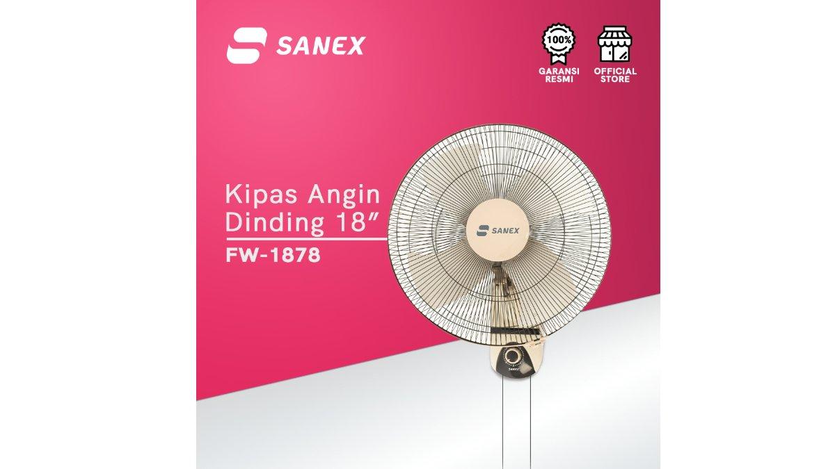 Sanex Kipas Angin Dinding FW-1878 18 Inch