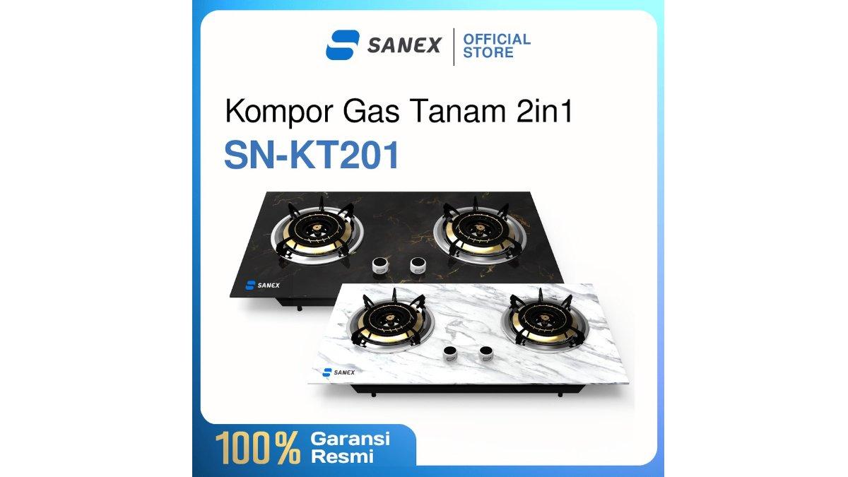Sanex Kompor Gas Tanam SN-KT201 2 Tungku.