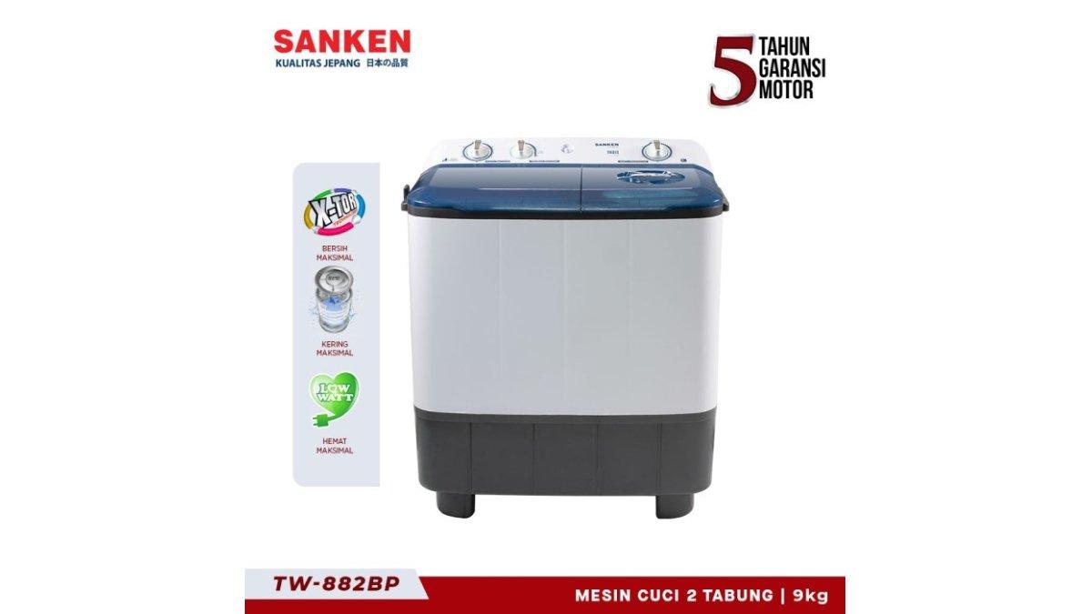 Sanken Mesin Cuci Twin Tub TW-882BP 9kg