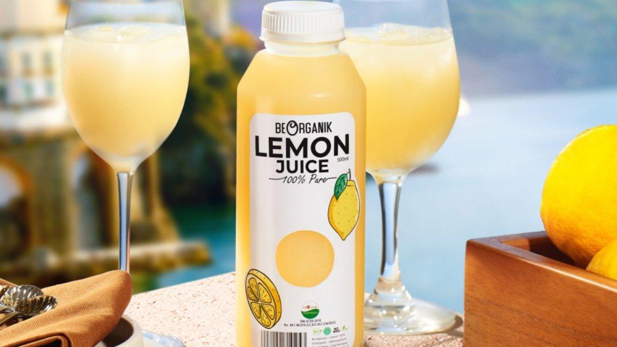 Sari Lemon / Air Lemon Murni / Pure lemon Juice Beorganik - Lemon 500ml