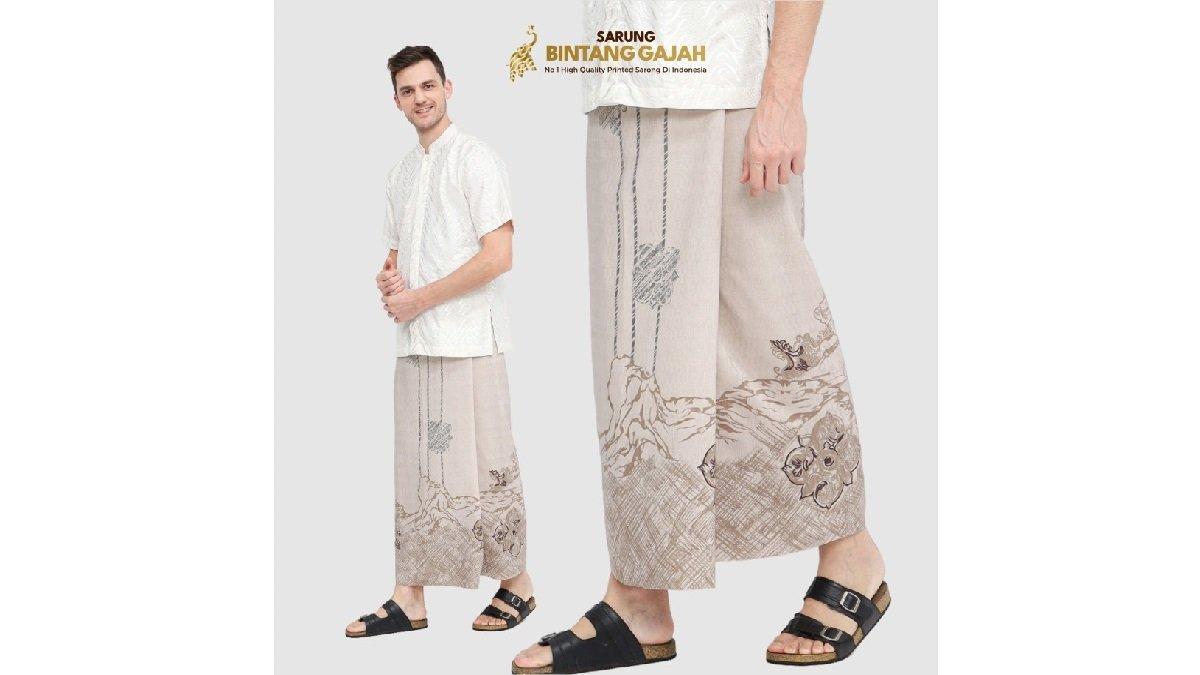 Sarung Bintang Gajah Classic Jacquard Motif Arsir