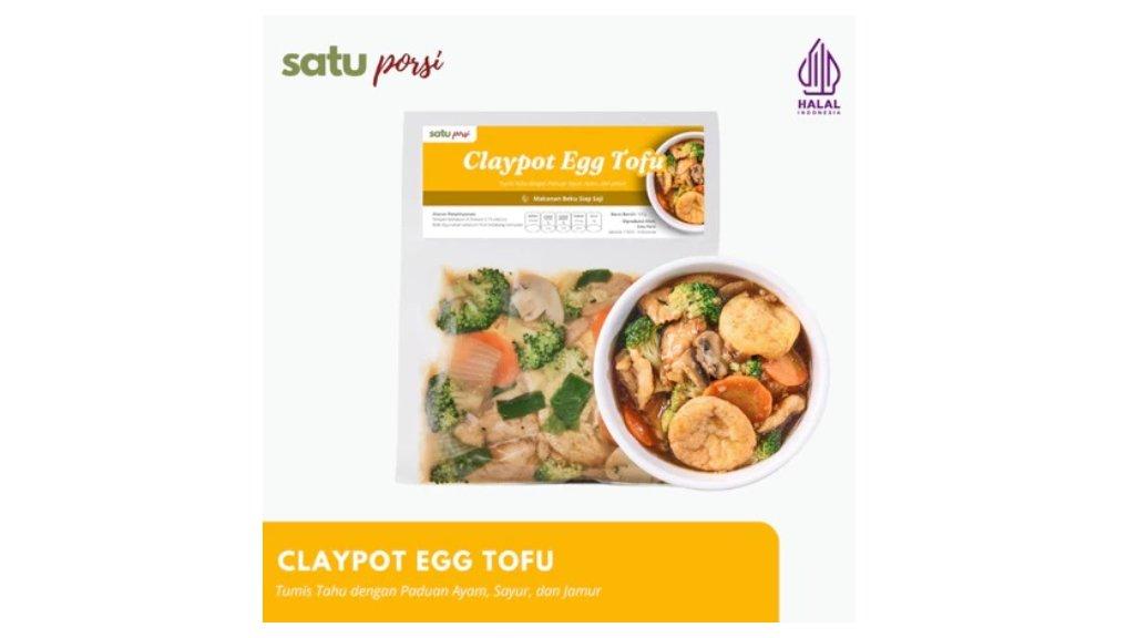 Satu Porsi Claypot Egg Tofu Sehat & Praktis