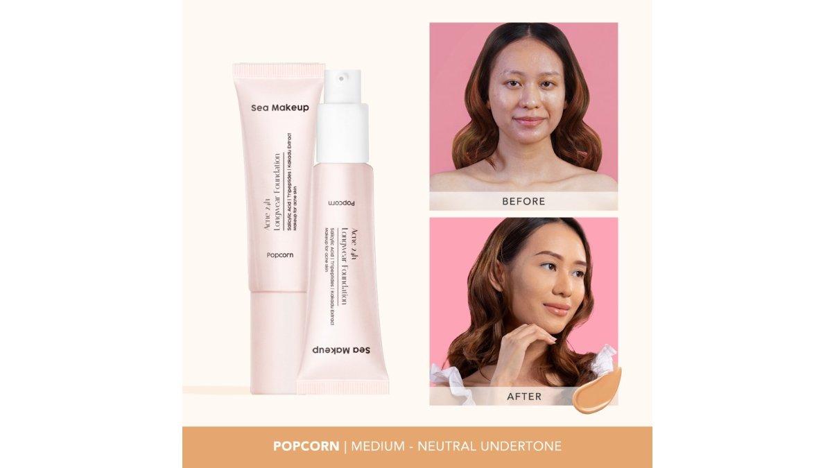 Sea Makeup Acne 24h Longwear Foundation