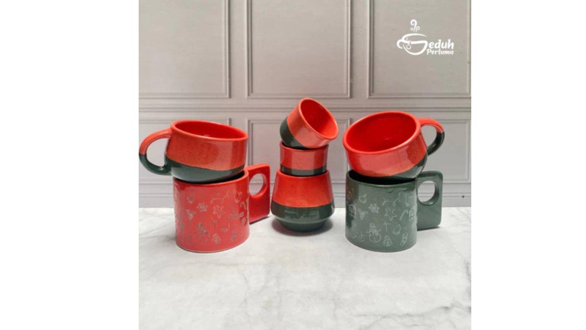 Seduh Pertama - Christmas Handmade Mug Ceramic