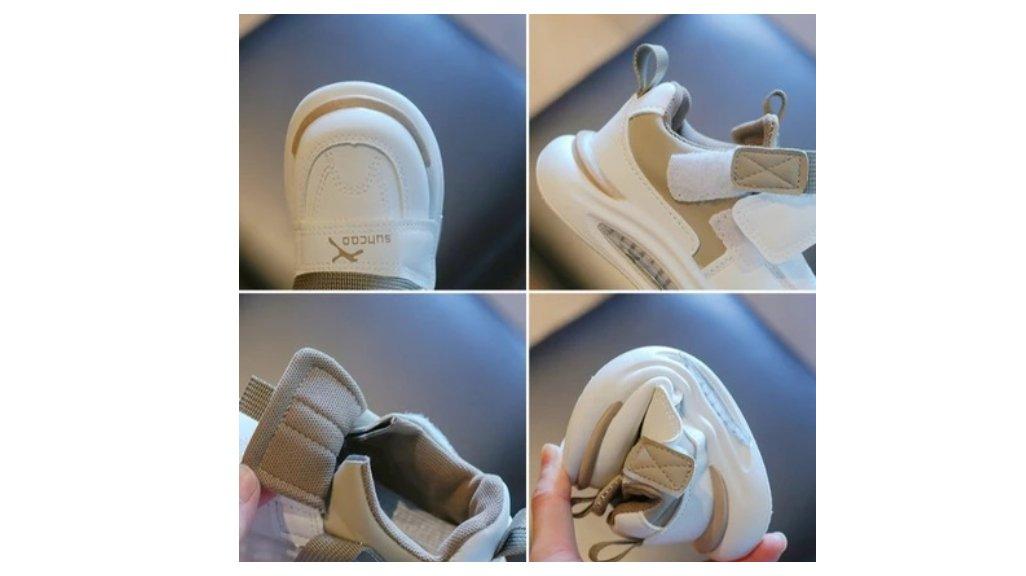 Sepatu Anak Laki-laki Sneaker Anak Cowok Perekat Velkro Premium Premium