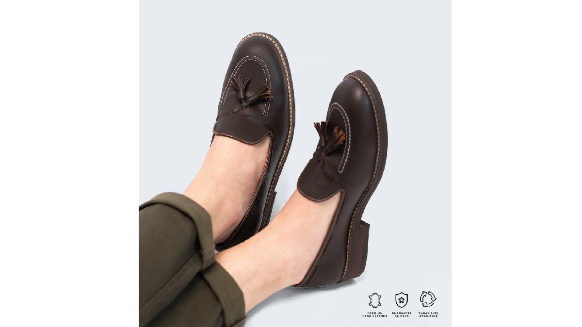 Sepatu Formal Pria Loafer Adam Tassel Coklat - Brygancraftmanship 