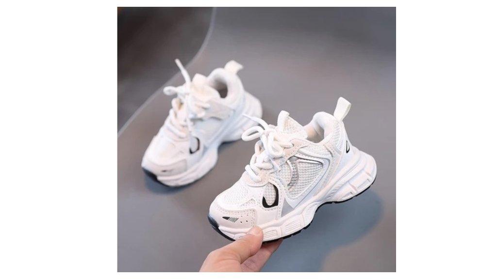 Sepatu Sneaker Anak Unisex Casual Sport Perekat Velkro Korean Style Kode RICHIE