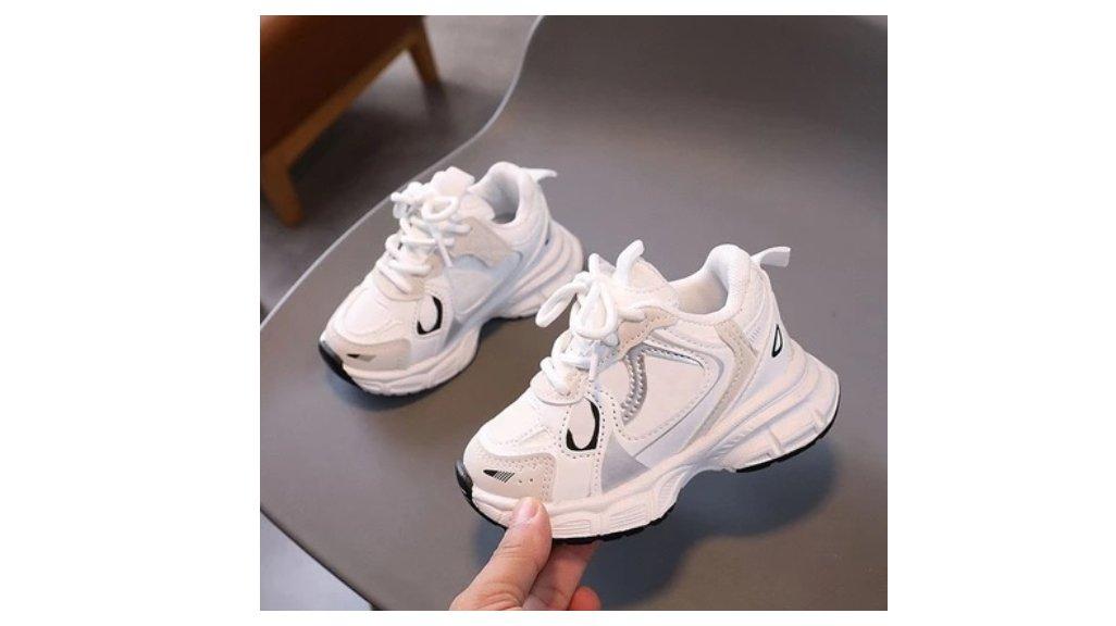 Sepatu Sneaker Anak Unisex Casual Sport Perekat Velkro Korean Style Kode RICHIE