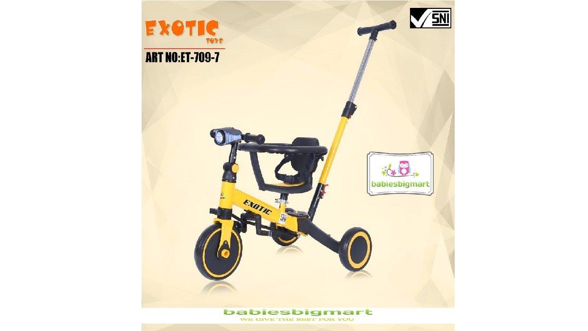 Rekomendasi Balance Bike untuk Si Kecil Merek Balance Bike Exotic ET-709.