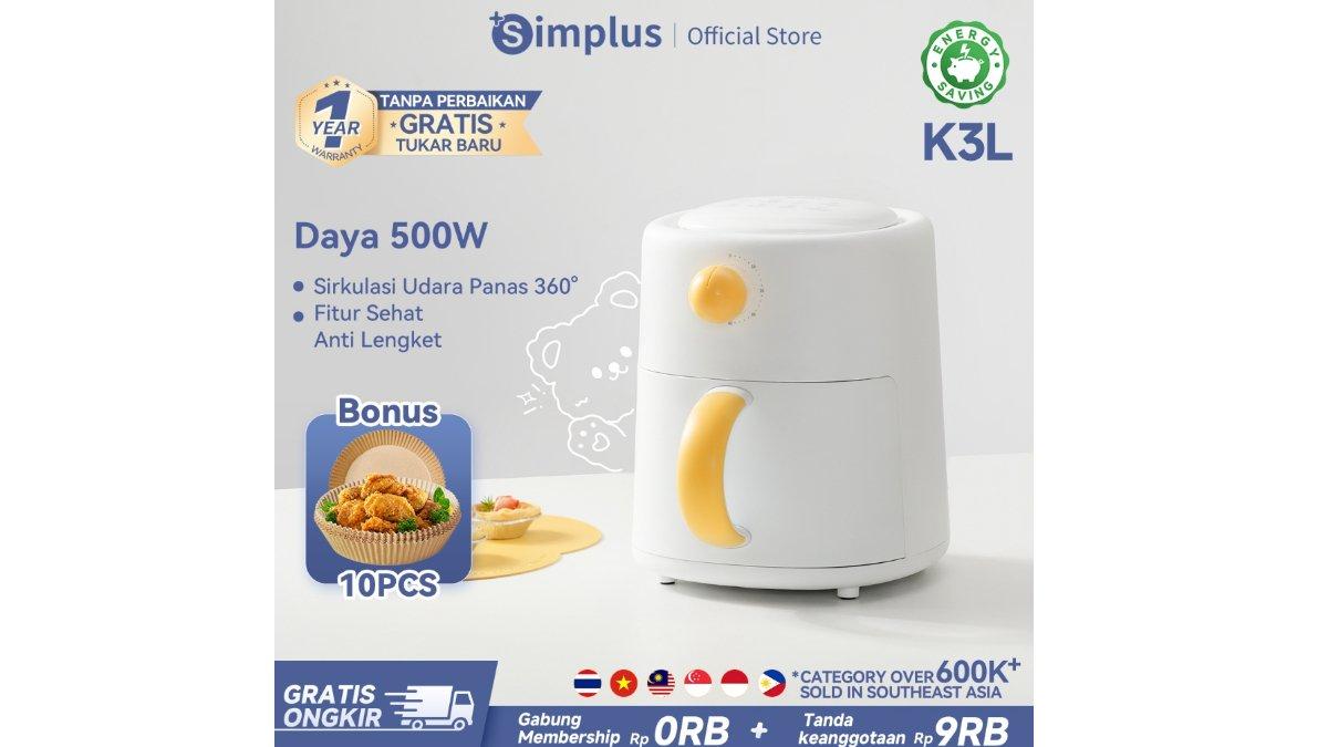 Simplus Air Fryer Kapasitas 2.5L Mini
