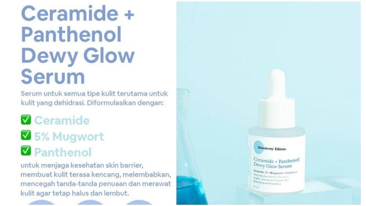 Skinsena Ceramide Panthenol Dewy Glow Barrier Skin Repair Serum