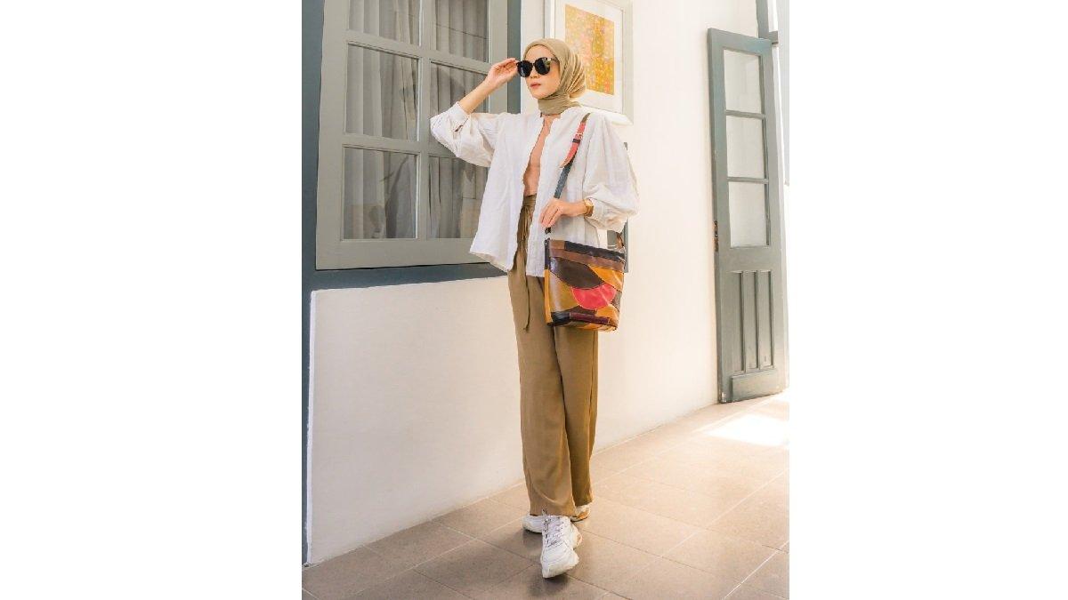 Kenes Sling Bag Wanita Tas Selempang Kulit Asli PERCA MIX Pullup