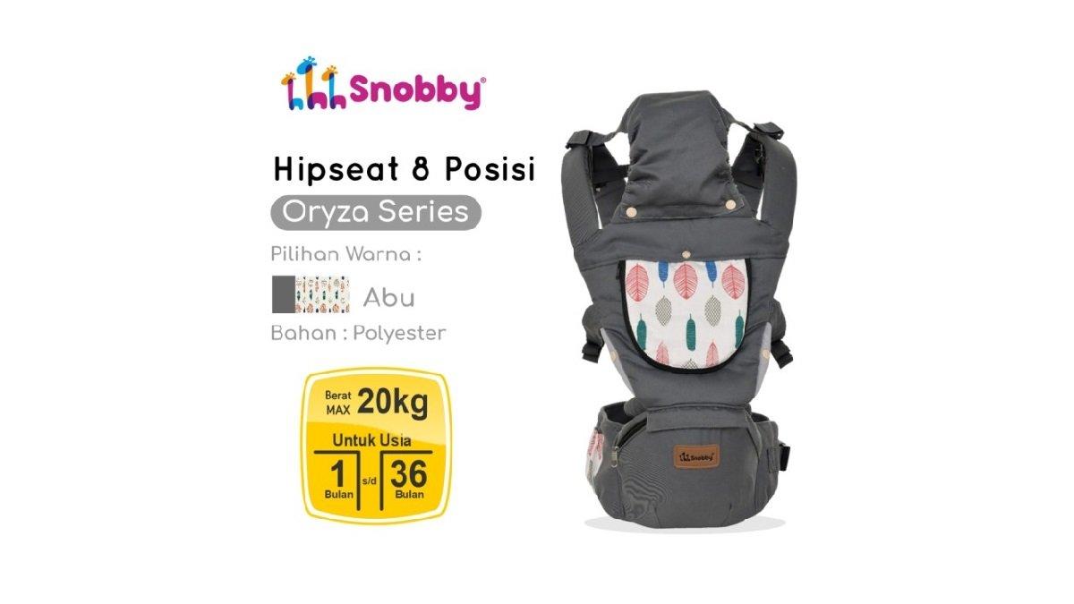Snobby Gendongan Bayi Hipseat 2 In 1 Dan Saku Sirkulasi Oryza
