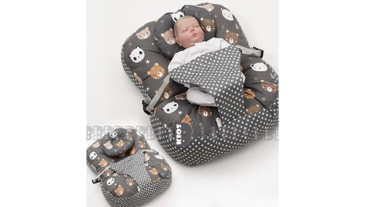 Sofa Bayi Jumbo Multifungsi dengan Sabuk Pengaman Free Bantal Peyang Baby
