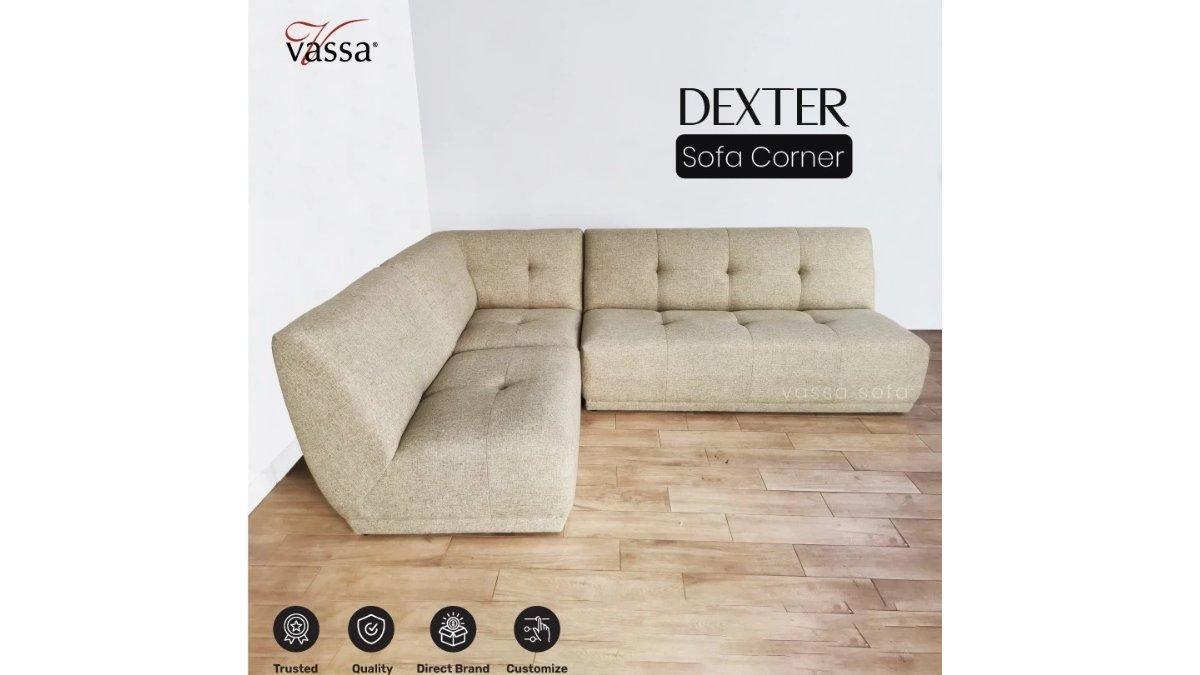 Sofa Sudut Sofa L Dexter