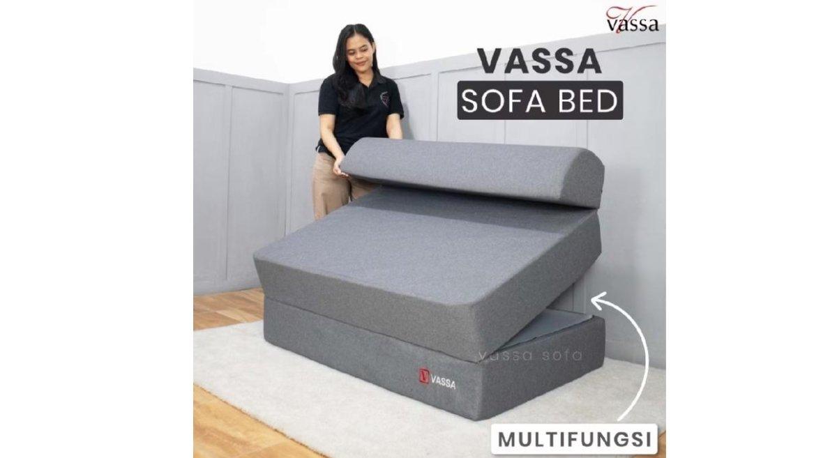 Sofabed Trifold Vassa / Sofabed 2 in 1 Minimalis