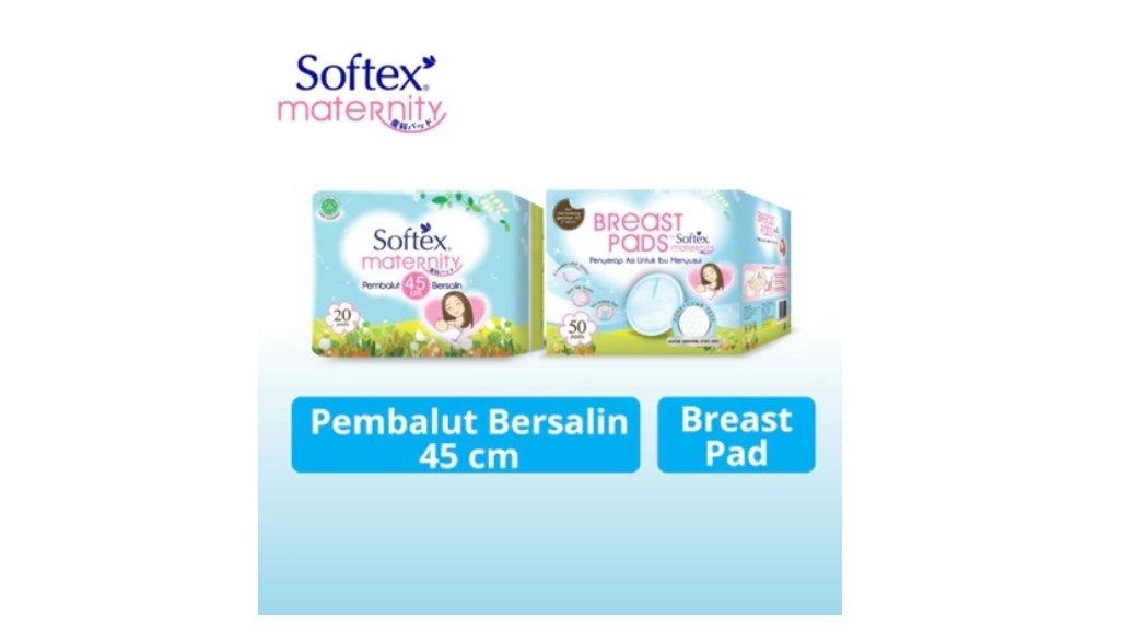Softex Maternity Breast Pad 50 Pcs Honeycomb Technology