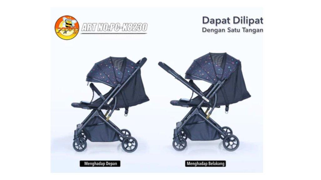 Spacebaby Baby Stroller Kereta Dorong Bayi Pacific Junior PC K8230