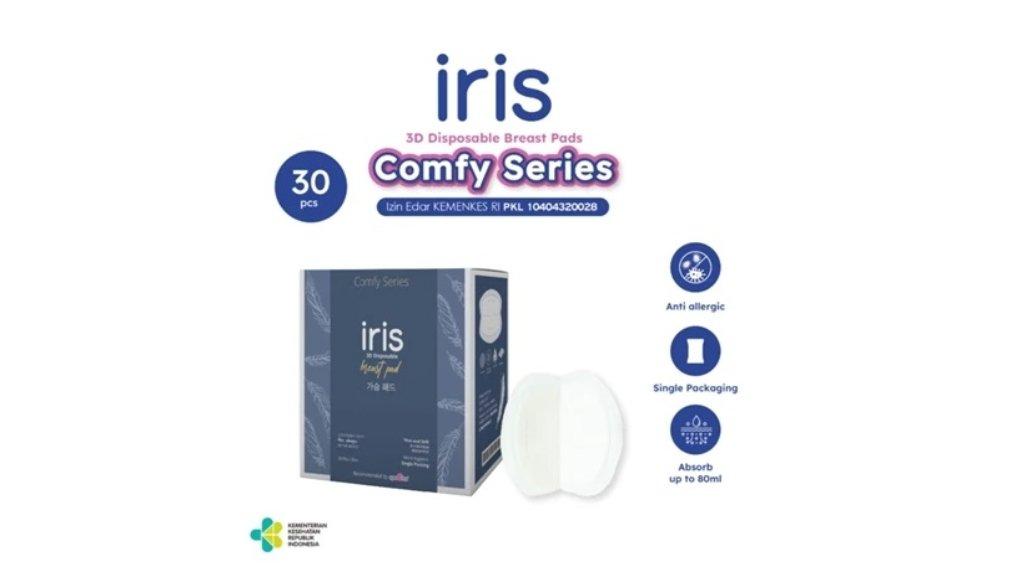 Spectra Iris Comfy Disposable Breastpad 30 Pcs - Bantalan Penyerap ASI