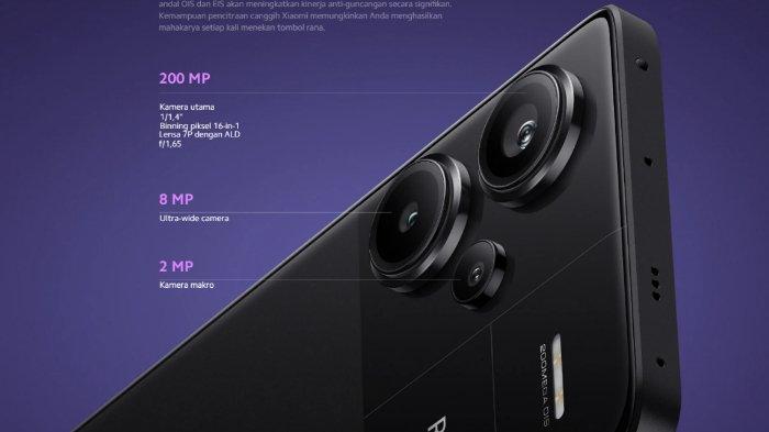 Kamera utama dari Xiaomi Redmi Note 13 Pro Plus 5G menggunakan lensa beresolusi 200 MP (f/1.65) yang telah didukung stabilisasi OIS.