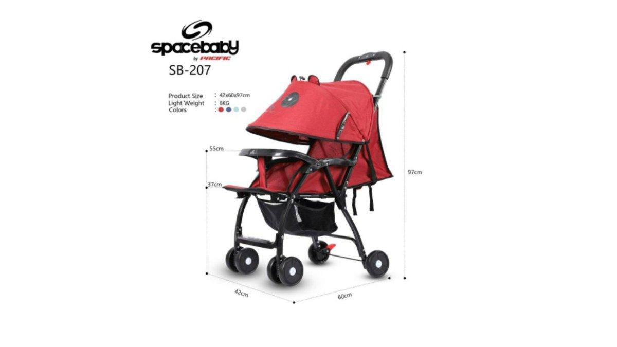 Stroller Bayi 3 Posisi Hadap Depan