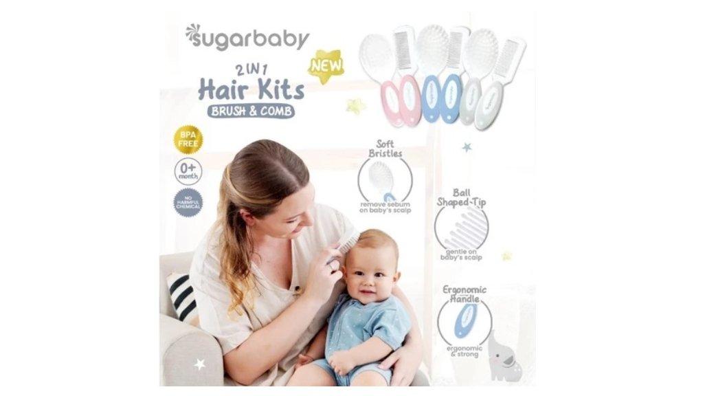 Sugarbaby 2in1 Hair Kits Brush & Comb Aman Bayi