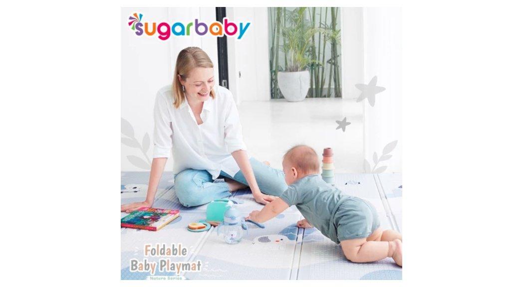 Sugarbaby Foldable Baby Playmat (Nature Series) / Playmat Lipat Anak / Matras Bayi