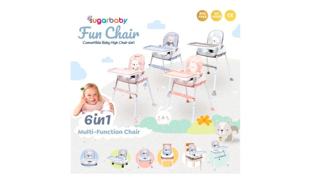 Sugarbaby Fun Chair (Convertible Baby High Chair 6in1)