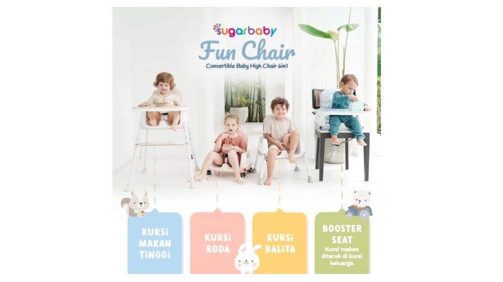 Sugarbaby Fun Chair (Convertible Baby High Chair 6in1)