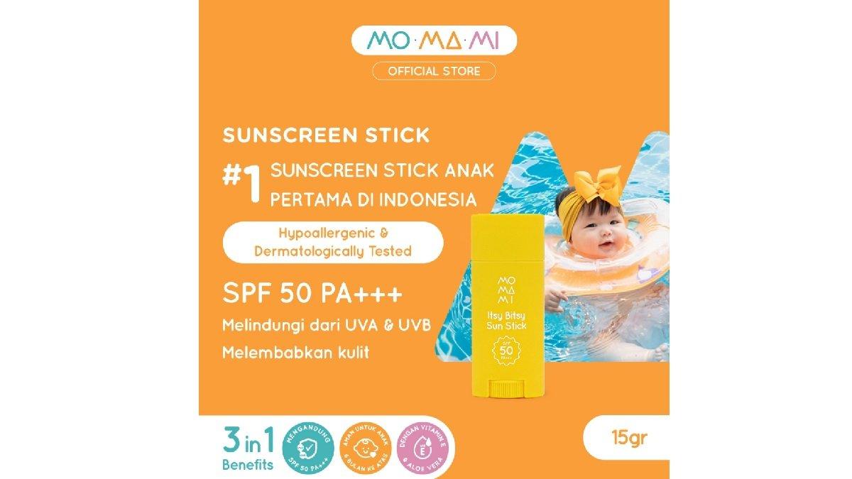 Sunscreen Momami Itsy Bitsy Sun Stick SPF 50 PA +++