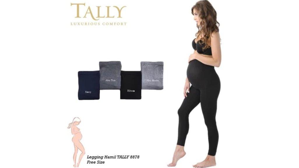TALLY Leg 8874 Legging Wanita Bahan Katun Fit to L - XL Celana Panjang Muat BB 100kg