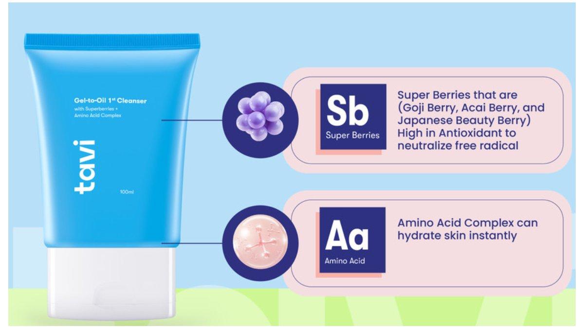 TAVI Gel to Oil Cleanser 1st Cleanser
