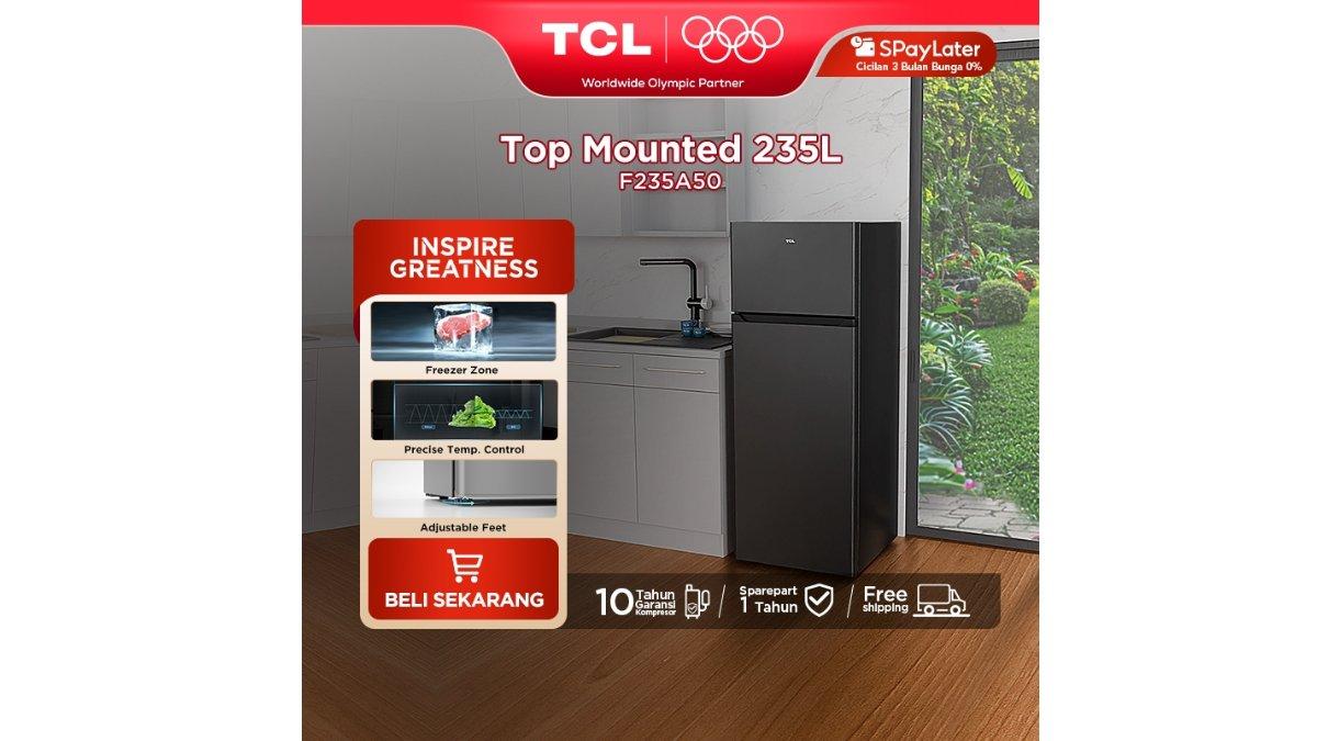 TCL Kulkas 2 Pintu (Refrigerator) - Kapasitas 206L