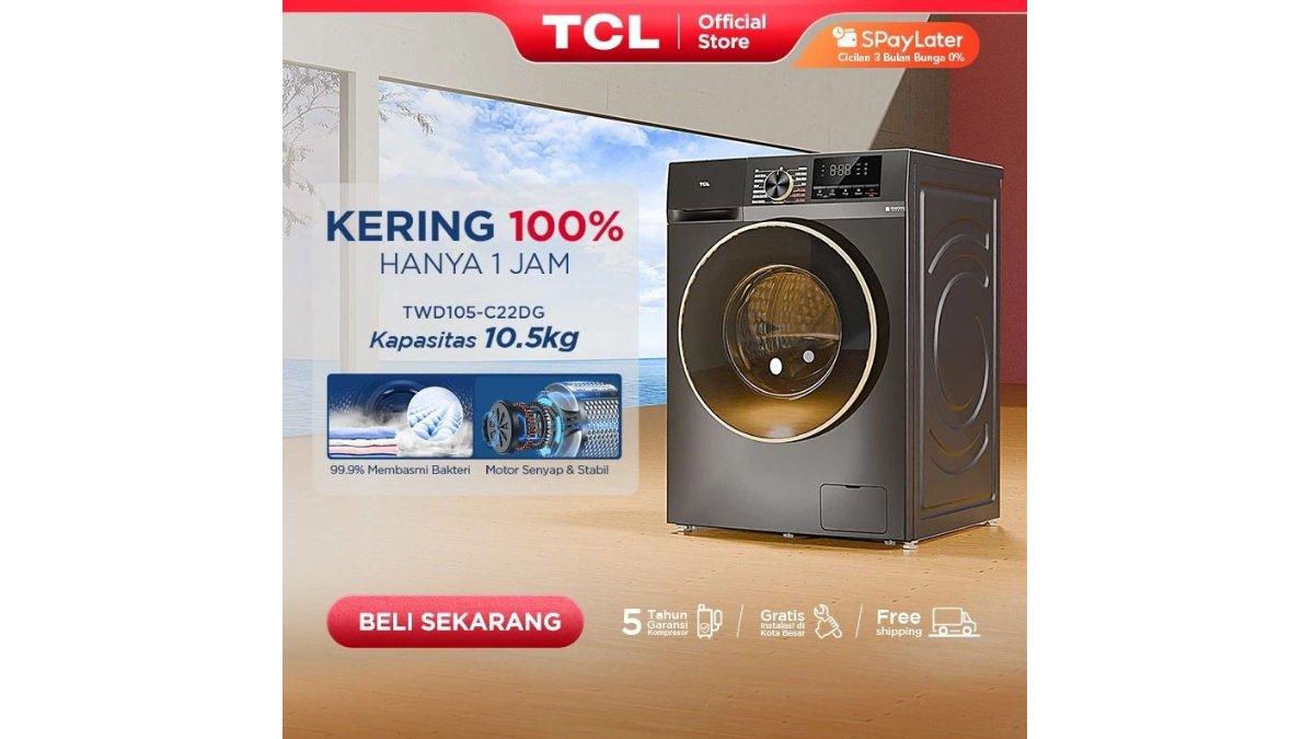 TCL Mesin Cuci Front Loading Washer Dryer