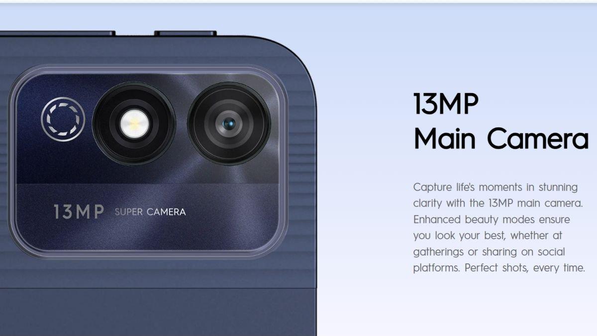 Ilustrasi modul kamera di bodi belakang TECNO MEGAPAD 11