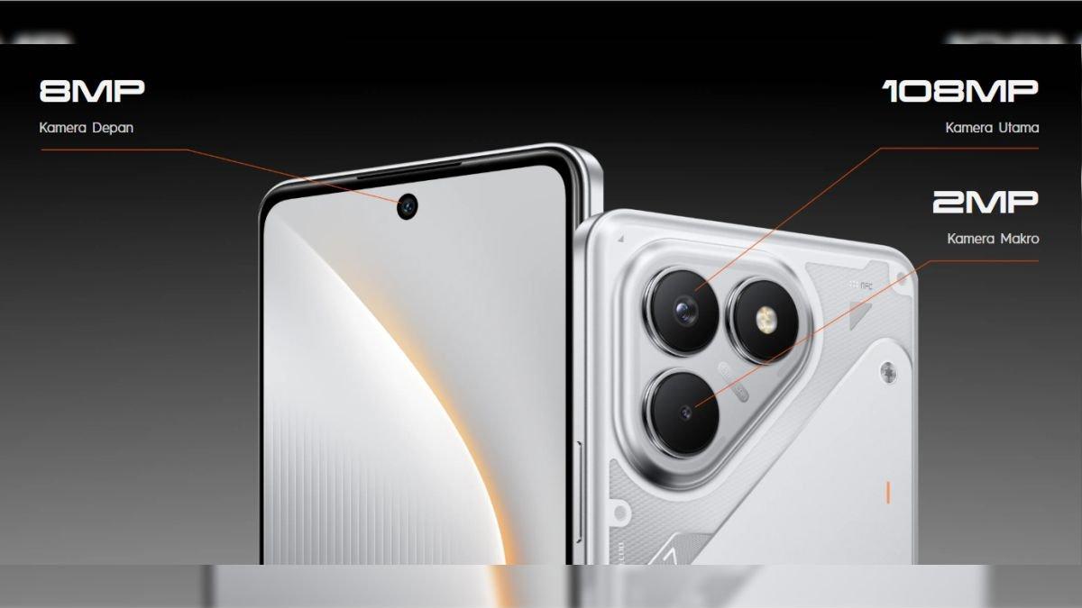 Susunan kamera TECNO POVA 7