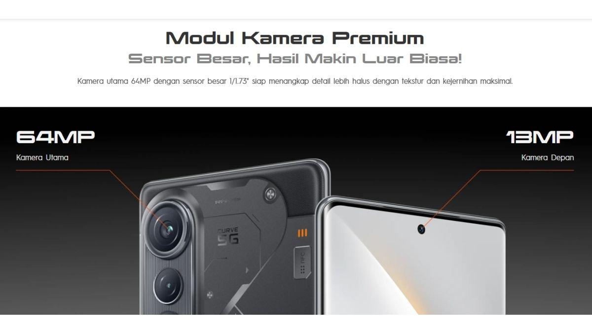 Ilustrasi kamera TECNO POVA Curve 5G