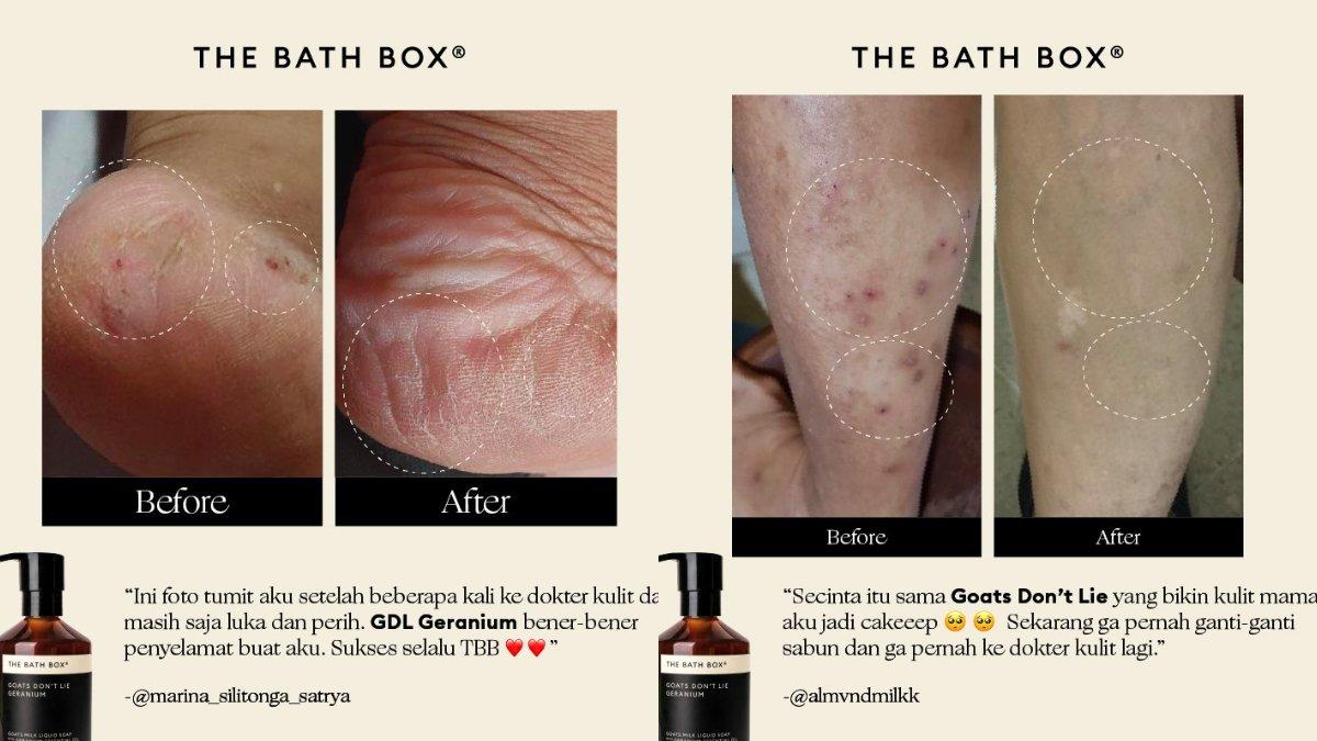 THE BATH BOX Goats Don't Lie Geranium Liquid Soap