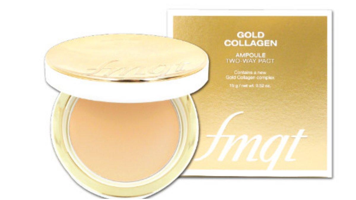 THE FACE SHOP Gold Collagen Ampoule Two-Way Pact