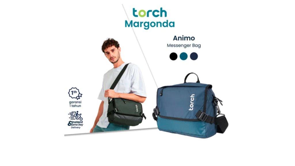 TORCH Animo Tas Selempang Messenger Bag Ipad Kantor Sling Waterproof
