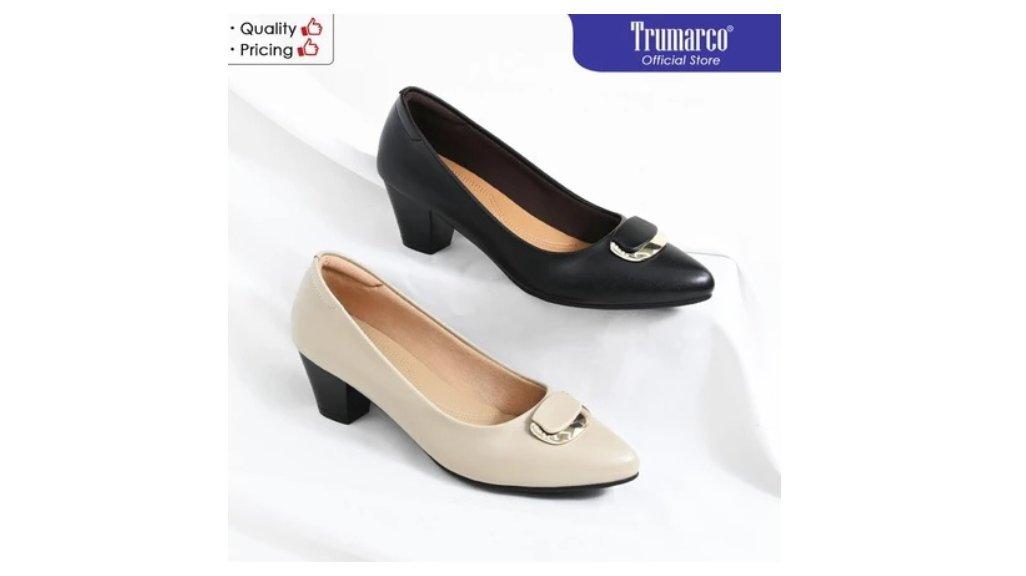 TRUMARCO Sepatu Pantofel Wanita / Sepatu Kerja Wanita THC 503
