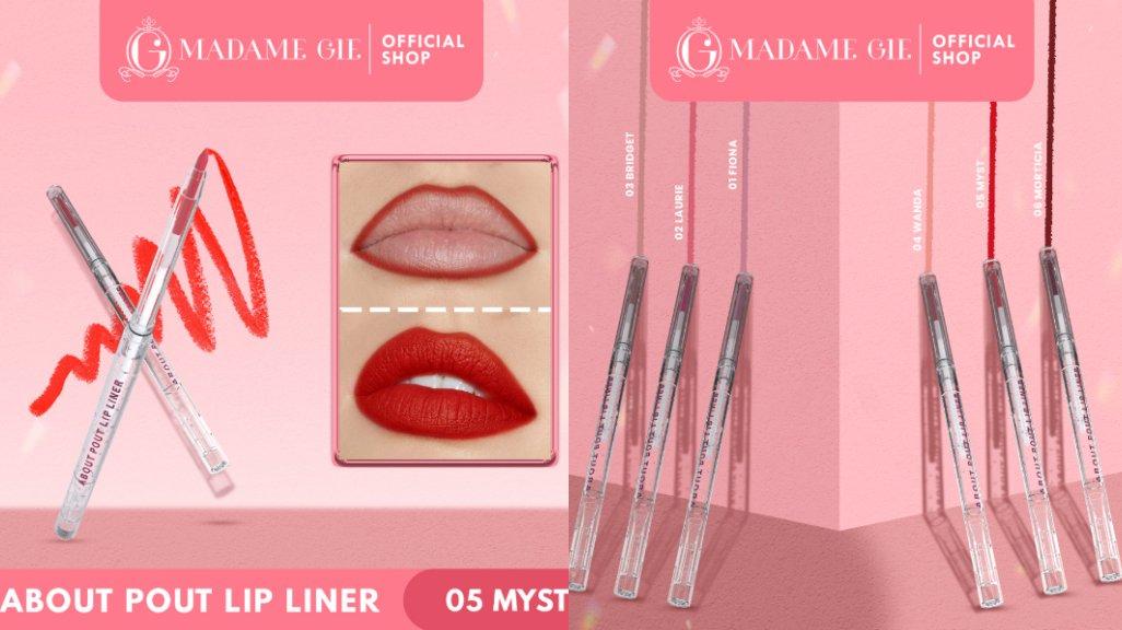Tampilan Madame Gie About Pout Lip Liner