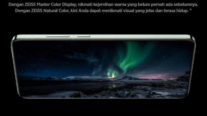 Tampilan layar pada vivo X200.
