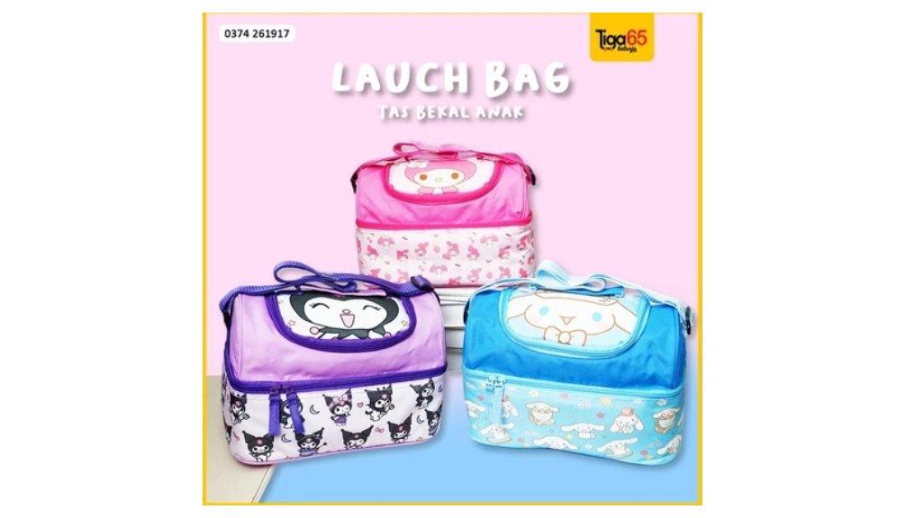 Tas Bekal Makanan Lunch Bag Kuromi Melody Melody