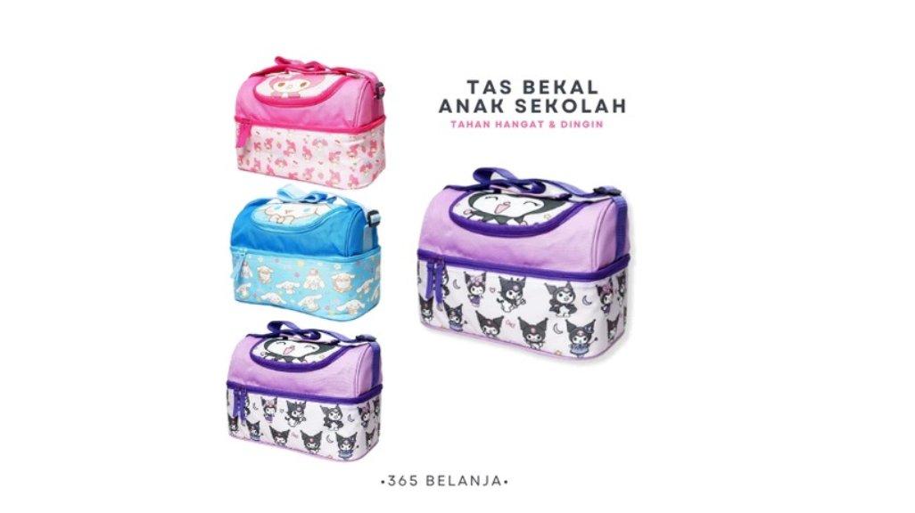 Tas Bekal Makanan Lunch Bag Kuromi Melody Melody
