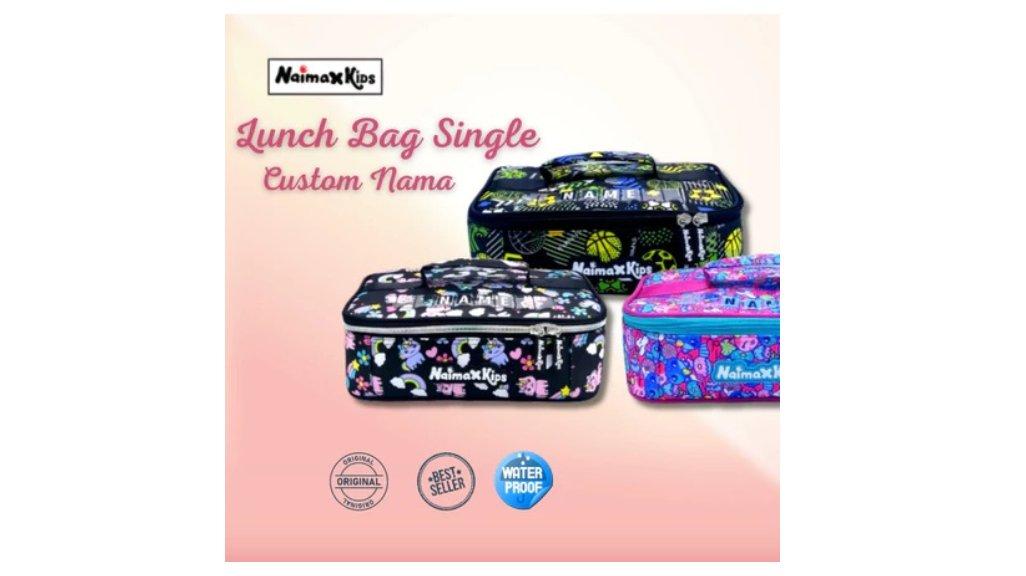Tas Bekal Naimax Kids ( Single ) | Lunch Box Naimax Kids Karakter