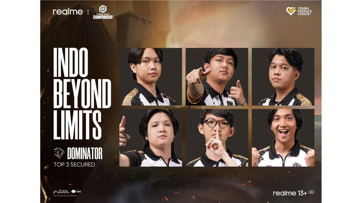 Team Dominator yang ikut berlaga di 2024 Honor of Kings Championship