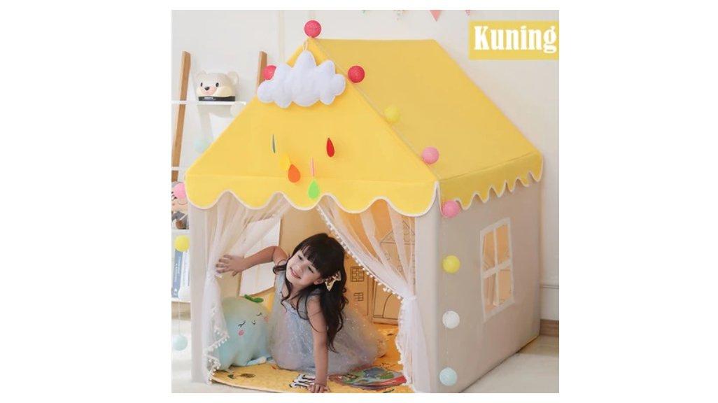 Tenda Anak Perempuan Jumbo Rumah Putri Princess Kastil Tenda Model Rumah Mainan Anak-Anak