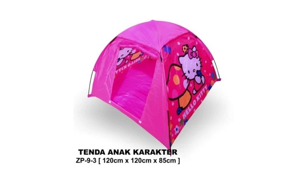 Tenda Mainan Karakter Tenda Camping Motif Hello Kitty Frozen Spiderman Tenda Lucu